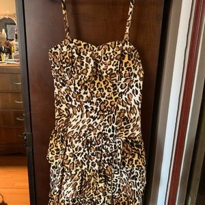 Guess safari print dress